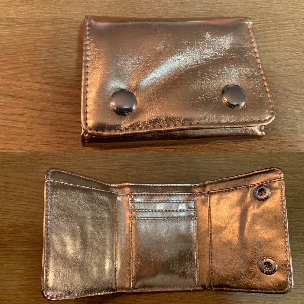 Rose gold wallet